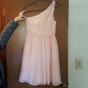 Blush Pink Bridesmaids Dress